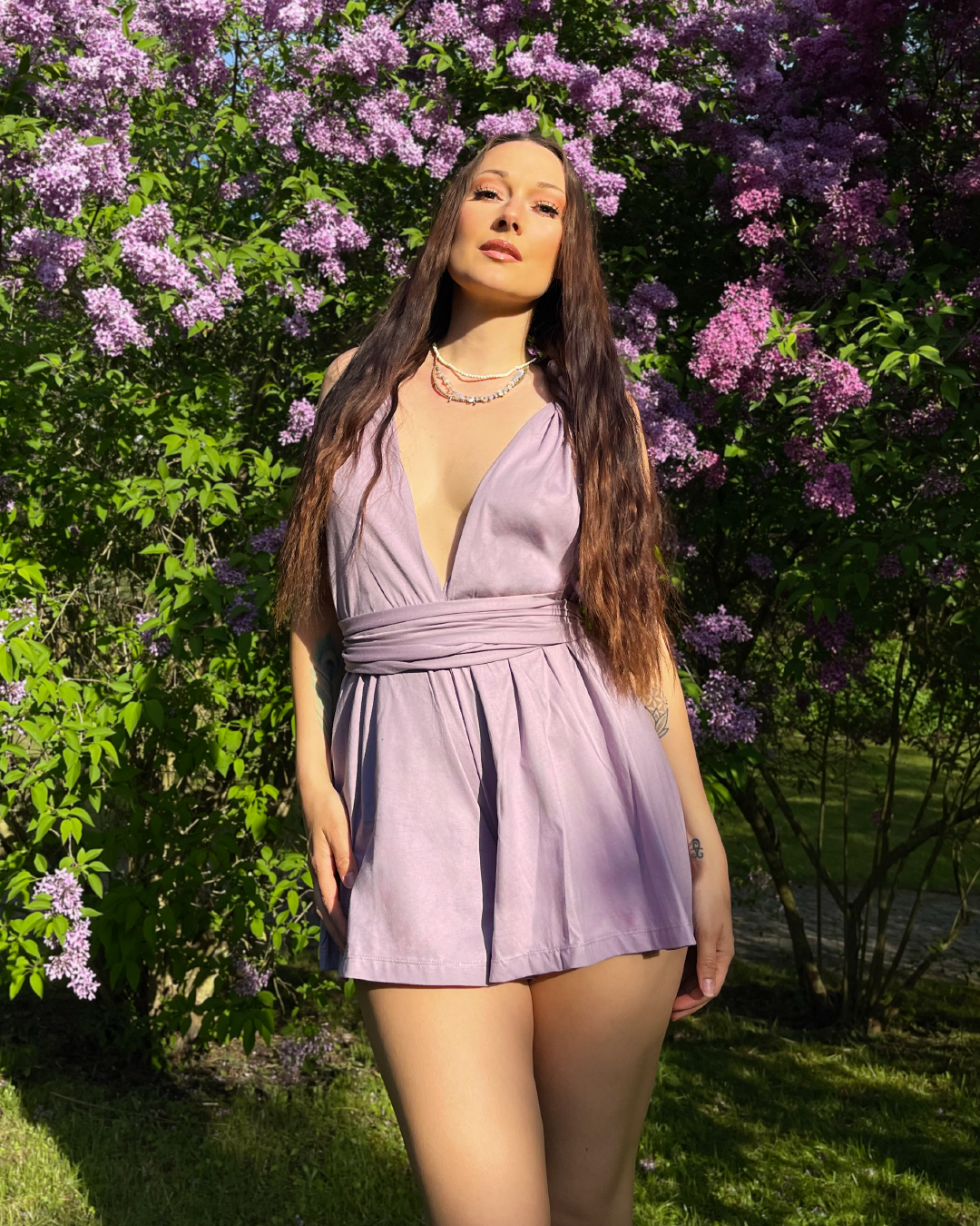 Venus Playsuit Lilac